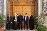 دیدار رئیس جهاد دانشگاهی فارس با تولیت شاهچراغ(ع)‎‎