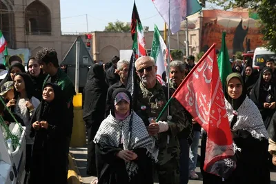 راهپیمایی جاماندگان اربعین در اردبیل