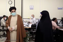 بازدید حجت‌الاسلام والمسلمین سیدمحمدحسین طباطبایی، ملقب به علم‌الهدی از ایکنا