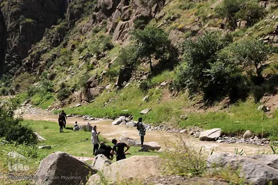 طبیعت بهاری جاده اهر به مشگین شهر