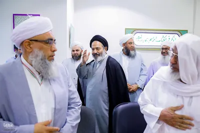 دیدار با جمعی از علما و روحانیون کاروان های اهل سنت در مکه مکرمه