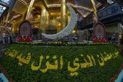 Serambi Haram Suci Abbas (as) Dihiasi dengan Karpet Bunga