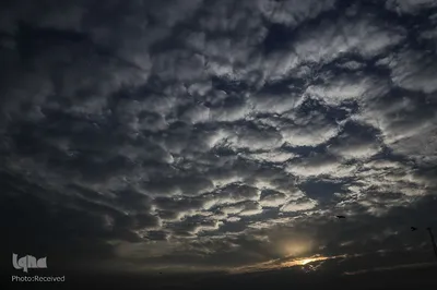 آسمان سراسر ابری هند