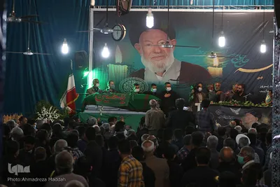 مراسم استقبال مردم نی ریز از پیکر امام جمعه شهر خود‎‎