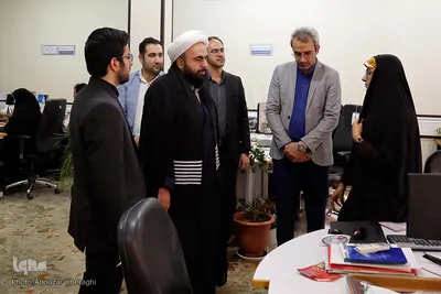 بازدید حجت‌الاسلام مجتبی صداقت، سرپرست معاونت فرهنگی مرکز رسیدگی به امور مساجد از ایکنا