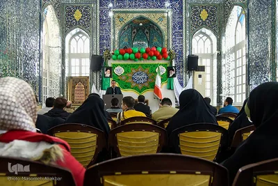 مراسم غبارروبی گلزار شهدای امامزاده محمد(ع) کرج با حضور قرآنیان بسیجی البرز‎