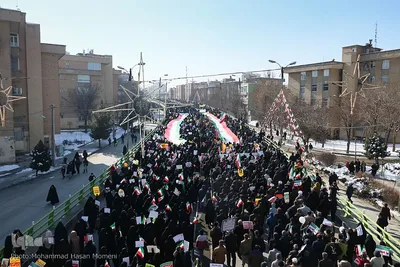 راهپیمایی 22 بهمن همدان