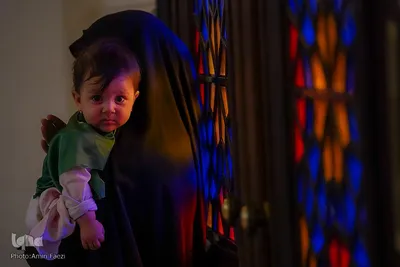 مراسم شیرخوارگان در حرم مطهر شاهچراغ(ع)