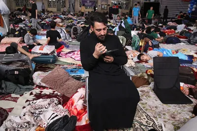  مراسم معنوی اعتکاف در شیراز