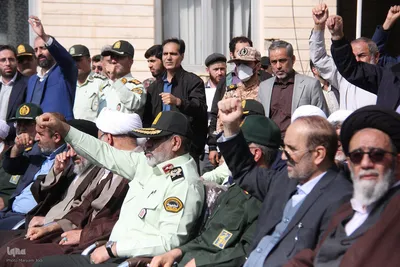 تجمع حوزویان و دانشگاهیان در اعتراض به حمله وحشیانه اسرائیل به بیمارستان غزه‎