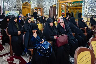 مراسم غبارروبی گلزار شهدای امامزاده محمد(ع) کرج با حضور قرآنیان بسیجی البرز‎