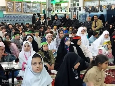 عزاداری و اجتماع حماسی نوجوانان و جوانان امام رضایی در اهر