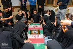 آیین استقبال از پیکر شهدای تازه‌تفحص‌شده در سیمای مرکز اصفهان