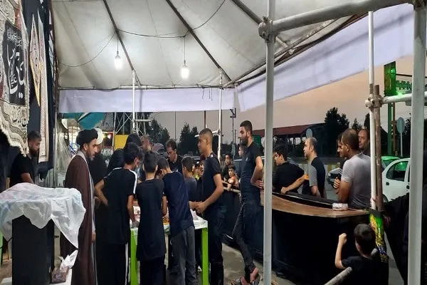 برپایی موکب صاحب الزمان در شهرستان گلوگاه