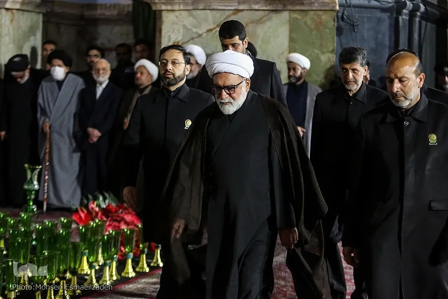 بالصور.. مراسم قراءة الخطبة الخاصة بذكرى شهادة الإمام الرضا (ع)