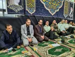 مراسم چهلم شهید مدافع امنیت شهید علی میرزایی در ملایر