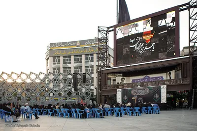 مراسم عزاداری شهادت امام صادق (ع) در میدان امام حسین (ع)
