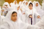 جشن تکلیف دختران در حرم شاهچراغ(ع)‎