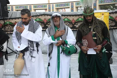 مراسم فدائیان سقا در امامزاده شاه سید علی(ع) قم
