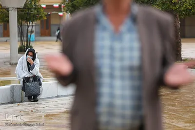تعویض پرچم حضرت شاهچراغ (ع)