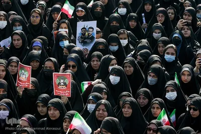 تشییع شهدای مدافع امنیت در دانشگاه فردوسی مشهد