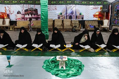 محفل انس با قرآن در حسینیه چهاده معصوم-مشهد