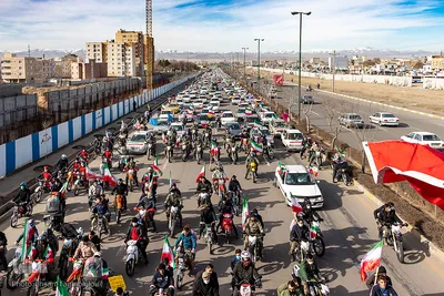 راهپیمایی خودرویی و موتوری 22 بهمن- زنجان‎