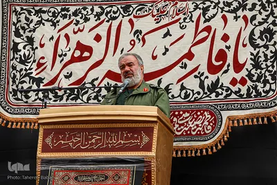 تشییع پیکر شهدای گمنام در دانشگاه آزاد تهران شمال