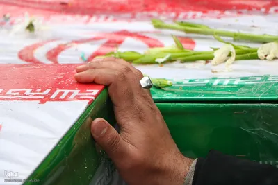 ششمین مراسم تشییع پیکر شهدای جنگ رمضان در اصفهان