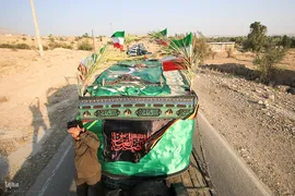 جابه‌جایی مزار شهید جواد رضایی در کازرون