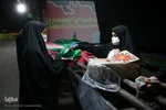 عزاداری شب سوم محرم در بلوار نماز مشهد
