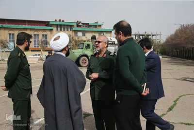 استقرار بیمارستان صحرایی ویژه بیماران کرونا در قم