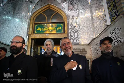 خطبه‌خوانی شب شهادت امام رضا(ع) در حرم مطهر رضوی