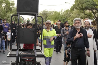 مراسم پیاده‌روی جاماندگان اربعین در شهرستان ملایر