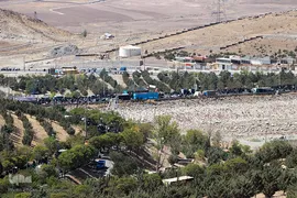 آیین پیاده‌روی جاماندگان اربعین حسینی در زنجان