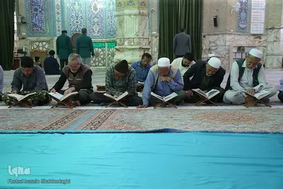 ترتیل‌خوانی رمضانی در مسجد جمکران