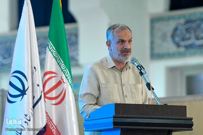 احمد مسجد جامعی، عضو شورای شهر تهران در پنجمین آیین نکوداشت مقام حضرت خدیجه(س)