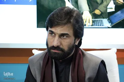 صابر خراسانی شاعر آئینی مهمان ایکنا در روز هفتم نمایشگاه مطبوعات
