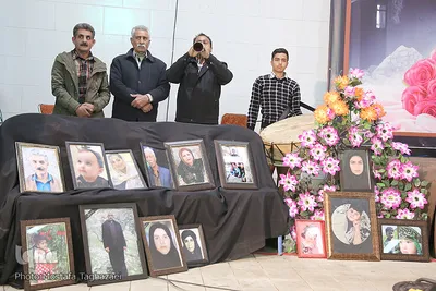 مراسم چهلمین روز در گذشت جانباختگان زلزله کرمانشاه