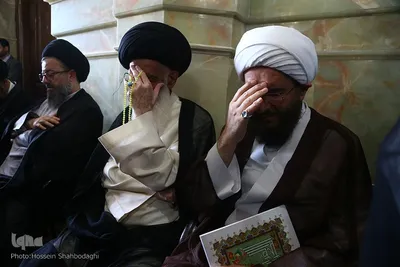 مراسم تشییع پیکر شهید آیت‌الله سلیمانی در شهر مقدس قم