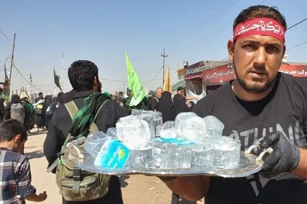 ارائه خدمت‌رسانی آبفای کردستان ‌به زائران اربعین حسینی‌