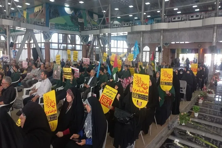 بزرگداشت شهدای مظلوم غزه در رشت برگزار شد