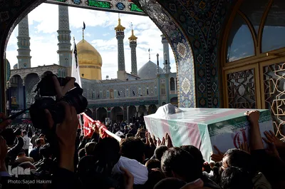 تشییع روحانی شهید مدافع حرم، حجت الاسلام محمد حسن دهقانی