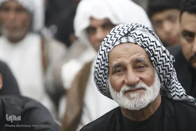 حضور آیت‌الله کعبی درمراسم عزاداری حضرت سیدالشهداء(ع)
