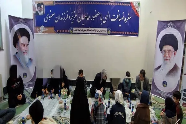 افطاری استاندار گلستان در کنار ایتام تحت پوشش کمیته امداد