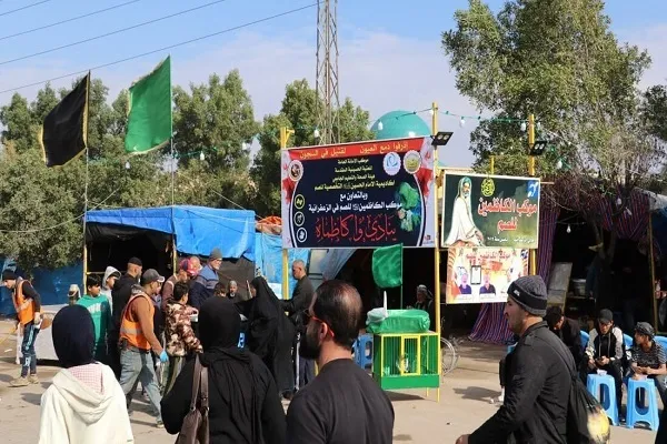 العتبة الحسينية تقيم موكباً خدمياً للصم والبكم في مدينة الكاظمية