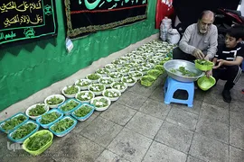 سفره افطاری هیئت حضرت ابوالفضل(ع) بلوار ابوذر تهران