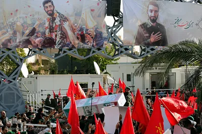 مراسم تشییع پیکر مطهر شهید محسن حججی در تهران