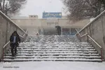 بارش سنگین برف در تبریز‎