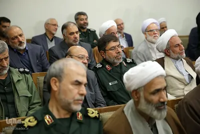 دیدار دست‌اندرکاران کنگره بزرگداشت شهدای روحانی با رهبر انقلاب